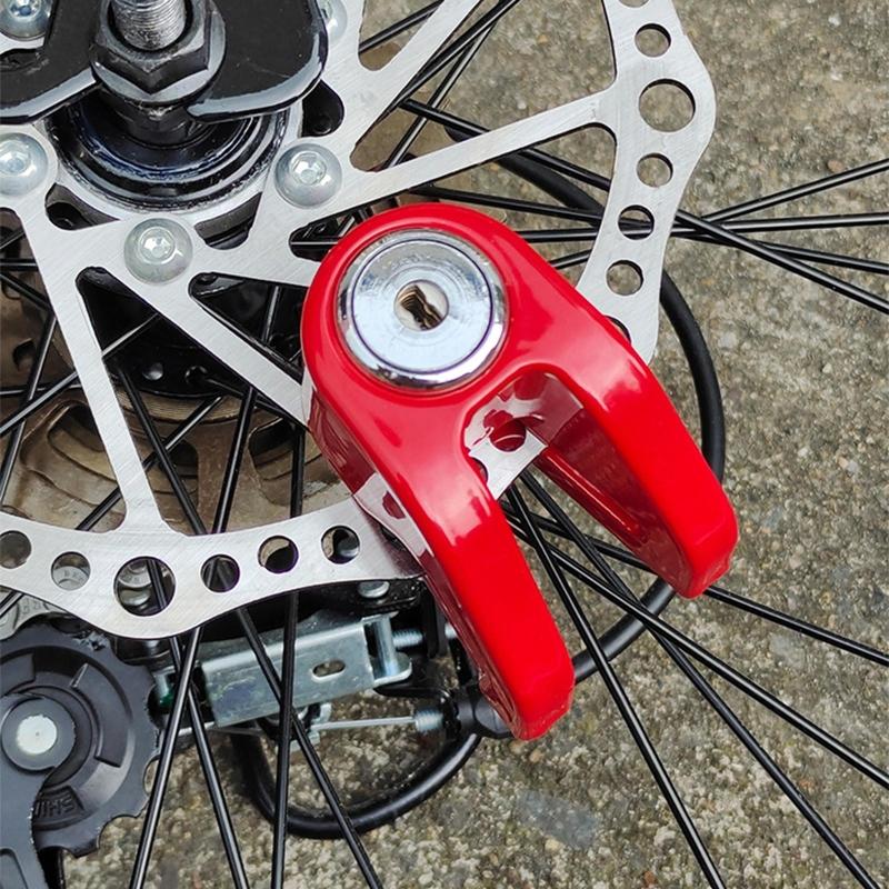 Anti-Theft Safety Security Lock Motorcycle Bicycle Lock Steel Mountain Road MTB Bike Cycling Rotor Disc Brake Wheel Lock