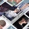 55 Pcs/Set Love And Deepspace Laser Small Card Caleb Sylus Zayne Rafayel Characters Lomo Cards Photocard Cosplay Gift