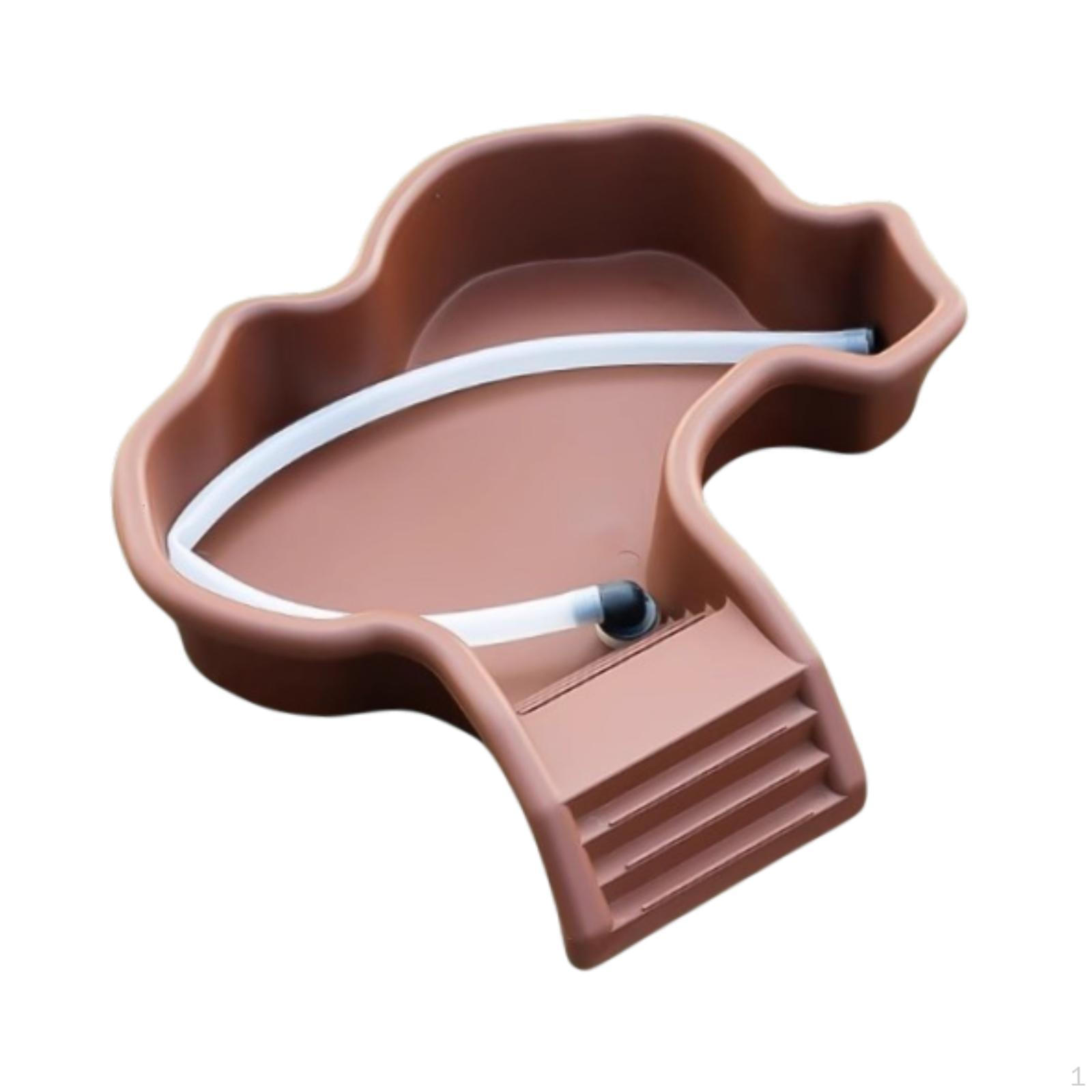 

Basking and Water Dish Combo for Bearded Dragon Reptiles with Hose