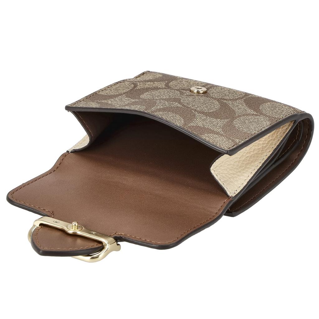Bifold Wallet CF472 Signature [Coach] Women's Im/KhakiMulti [Item]