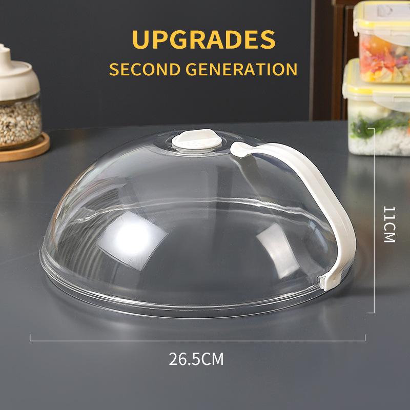 High-Temperature Resistant Microwave Splatter Cover & Food Preservation Shield