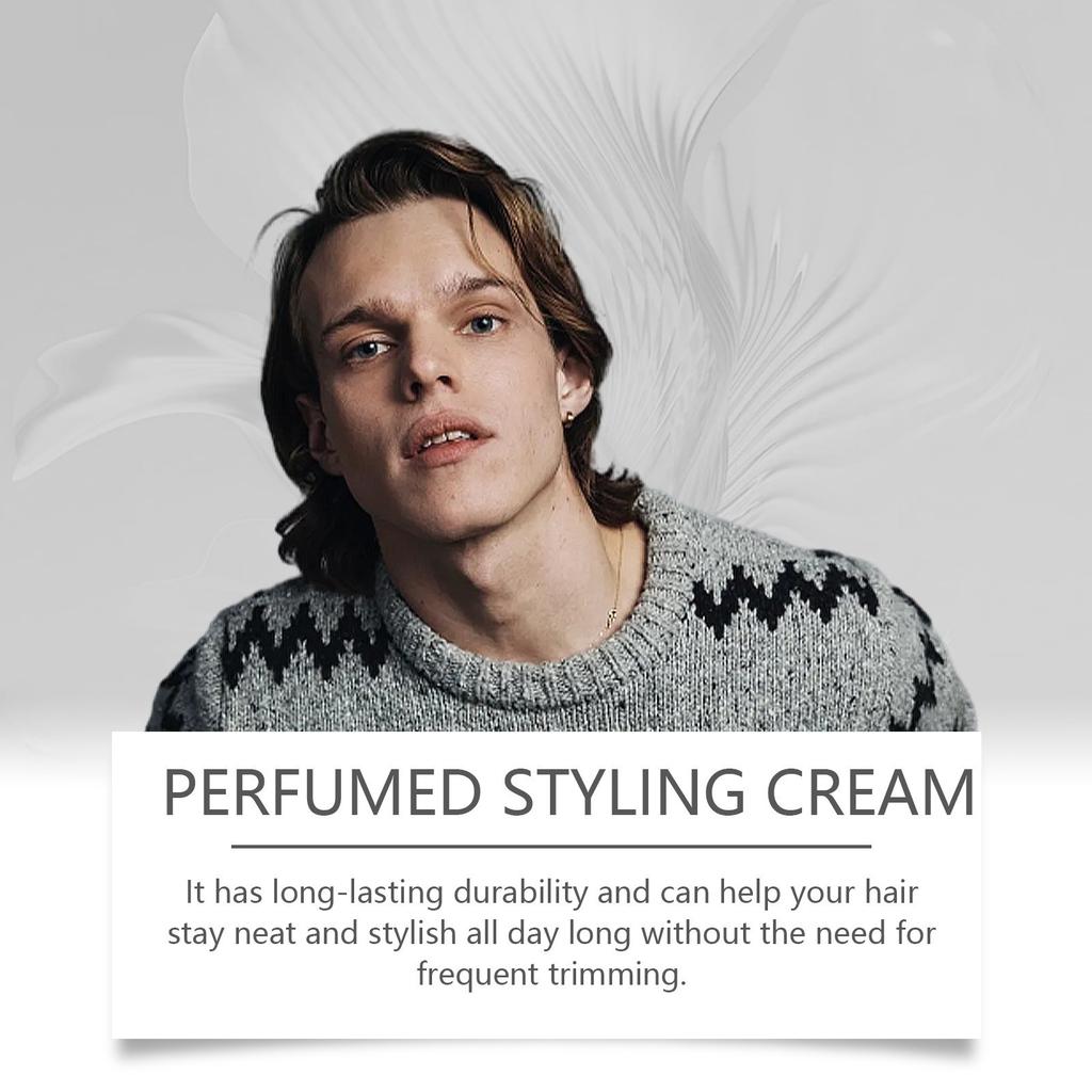 Men's Styling Fresh Hair Styling Long Lasting Styling Hair Styling Gel Men's Glamour Styling,100g