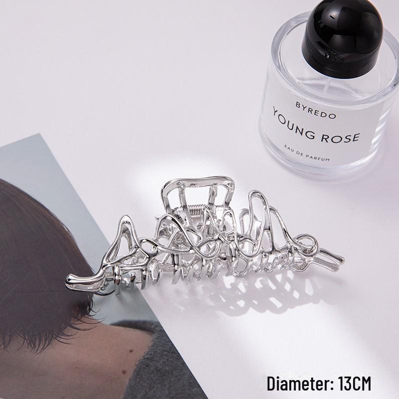 Korean Fashion Hairpin: Elegant Shark Clip for Women