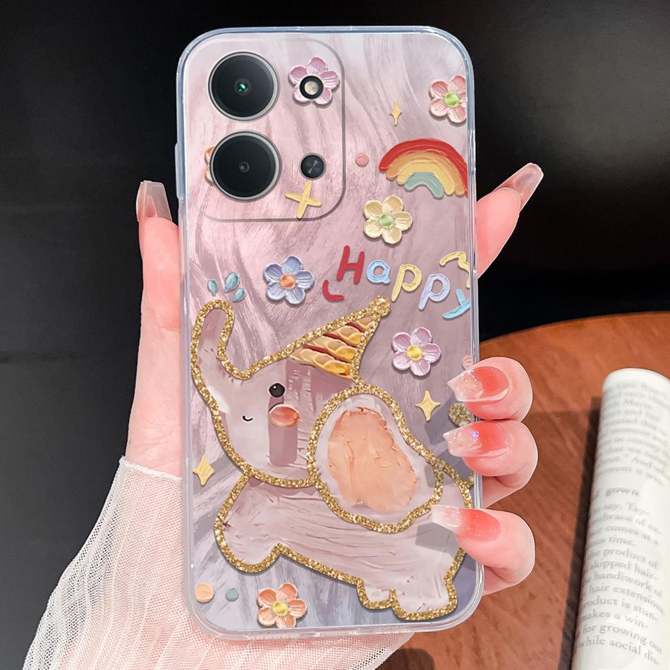 Case For Poco C85 C75 C65 C55 Ocean Fish Transparent Phone Back Cover For POCO C 75 Soft TPU Silicone Lightweight Protectors