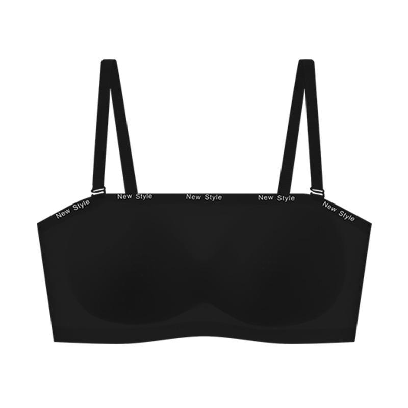 Summer Ice Breathable Strapless Anti-slip Lifting Bra with Thin Jelly Strip Cups