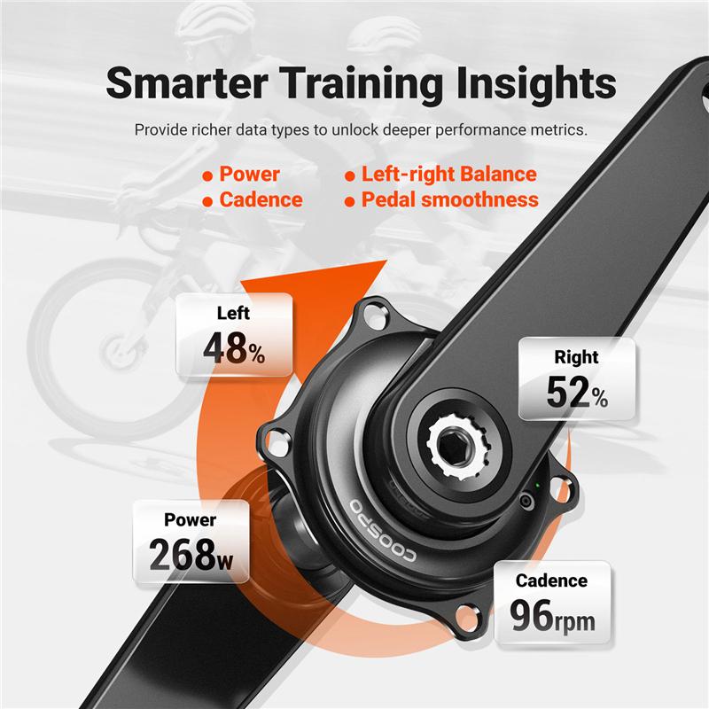 COOSPO S10 Spider Bike Power Meter Easton 110 BCD 4-bolt High-Precision for Road Bicycle Lightweight