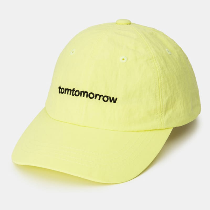 tomtomorrow nylon signature logo ball cap [lemon yellow]