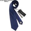 North Martin Men's Premium 100% Mulberry Silk Tie
