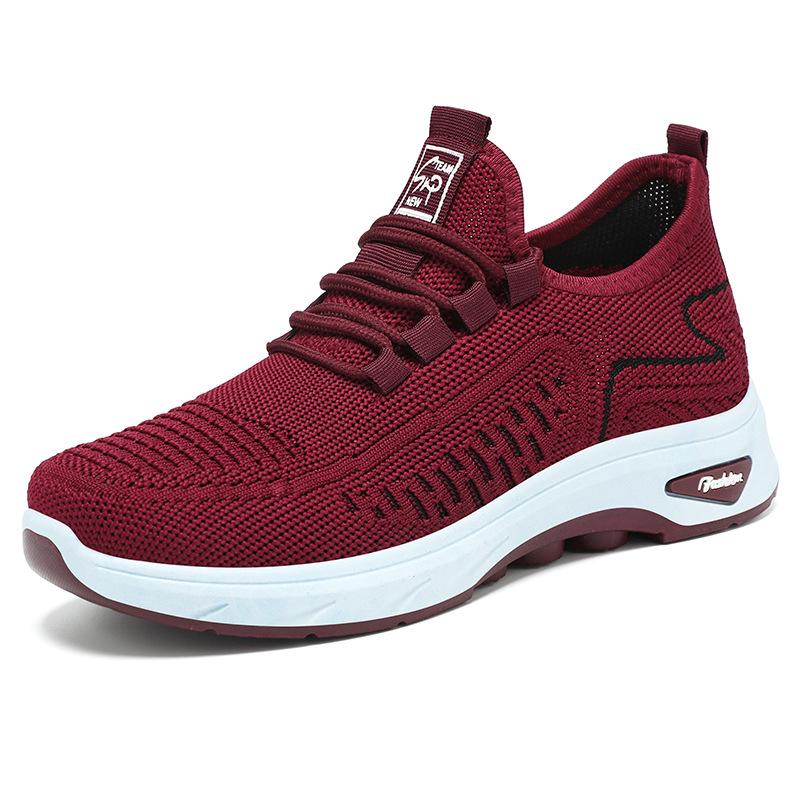 

Женская обувь летняя дышащая спортивная обувь новая шнуровка износостойкие кроссовки мягкая подошва удобная повседневная обувь универсальные туфли 41