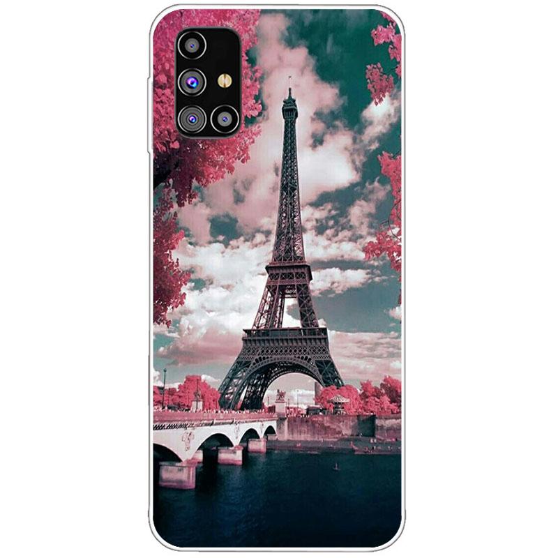 Do Samsung Galaxy A31 A51 A71 Etui Silikonowe Tylne Etui Telefoniczne Do Samsung A315 A515 A715 Miękkie Etui Zderzak Coque z Kreskówką