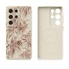 Cartoon Flowers Print Case For Samsung Galaxy S26 S25 Ultra S24 Plus S23 S22 Ultra Magnetic For Magsafe Liquid Silicone Cover