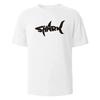 Fashion Shark Print T-shirt 100% Cotton Summer Casual T-shirt Men's Casual Top
