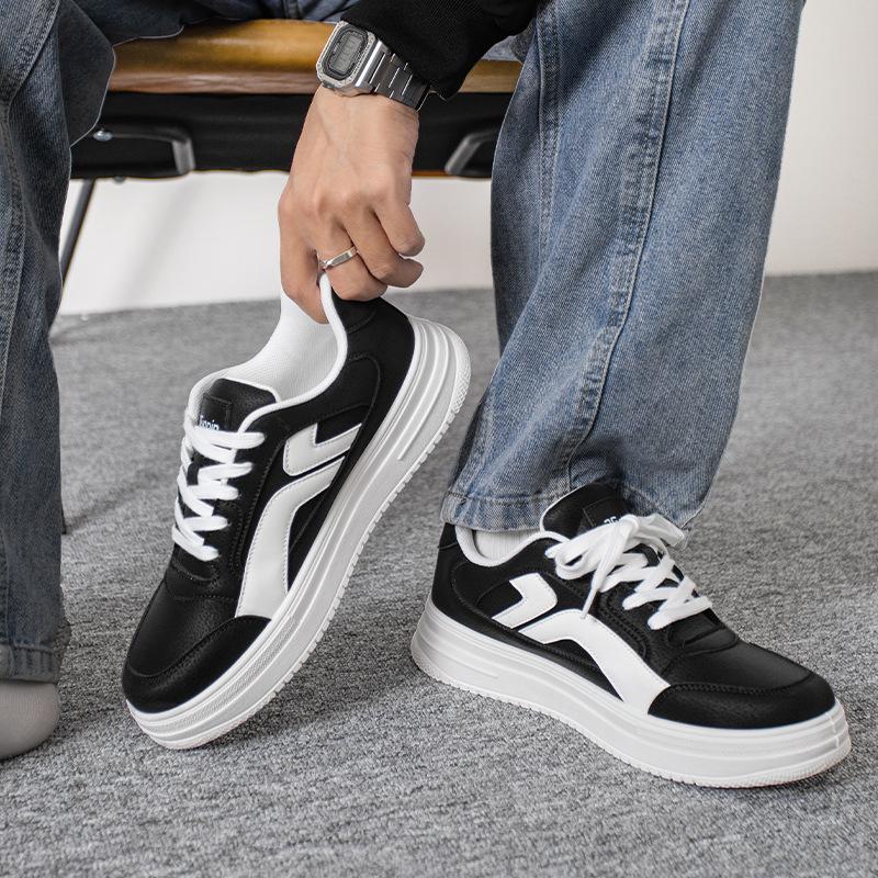 2025 Four Seasons Men's Canvas Shoes Retro Sports and Leisure Versatile Thick Soled Board Shoes