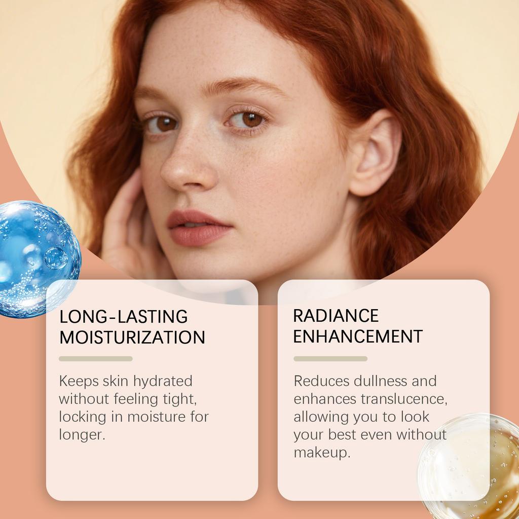 Hyaluronsäure Hydratisierendes Aufhellendes Serum mit Vitamin C Verbessert Fahle Haut Straffend Glättend Nährendes Gesichtspflege-Serum
