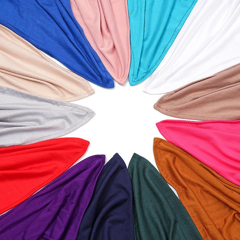 Women Dubai Malaysian Hijab Fashion Jersey Cotton Scarf Instant Hijab 2025 Muslim Hijab