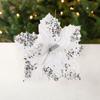 Unique Artificial Christmas Flowers Shiny Xmas Tree Accessories  Home Decor