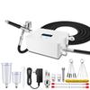 Compressor para Aerógrafo YoiTool 50 PSI Mini Conjunto Controle de Pressão de 5 Estágios Ação Dupla Multifuncional Interruptor Automático Visual de Pressão de Ar Saída Bico de 0,3 mm