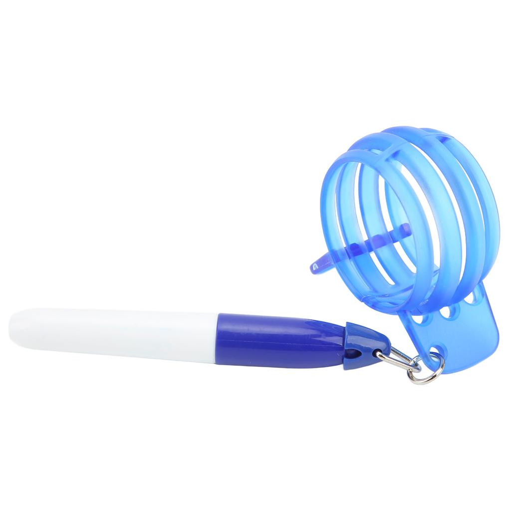 Circle Golf Ball Liner 360 Degree Golf Ball Line Marker Drawer Drawing Marking Alignment Putting Tool with Pen Blue