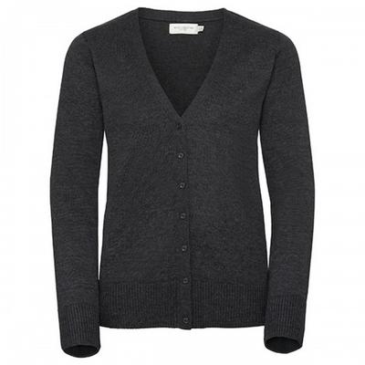 Russell Collection Womens/Ladies Knitted V Neck Cardigan