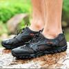2024 Breathable Waterproof Hiking Shoe Men Suede Mesh Outdoor Sneakers Rock Climbing Shoes Man Sport Quick-dry Shoes