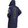 Puma Large Letter Back Shoulder Logo Cotton Jacket Winter Couple Style Men Jacket Blue 58001006