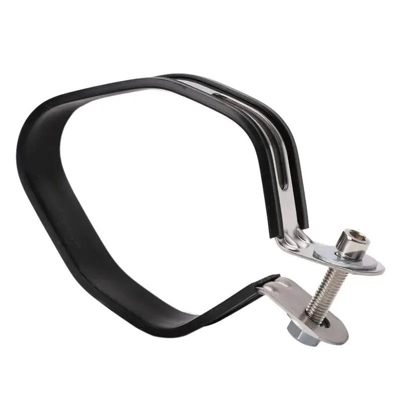 140mm X 100mm Universal Motorcycle Exhaust Clamp Exhaust Pipe Hanger Bracket Fixed Ring Support Band Fixture