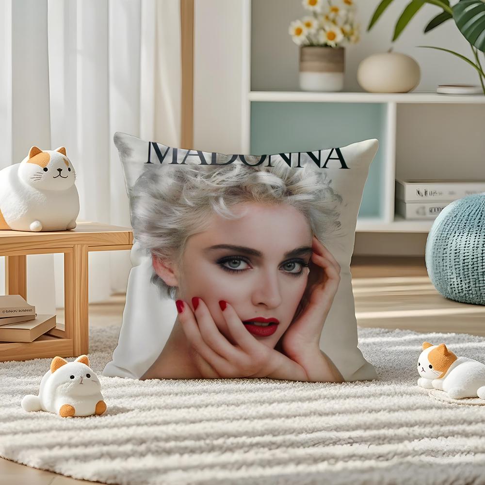 Singer M-MadonnaS C-CicconeS Pillow Case Silky Elegant Comfort Sofa Bed Invisible Zipper