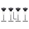 Car Accessories Black Mounting Screws 50mm/70mm Locking Rail Multiflexboard for T5 T6