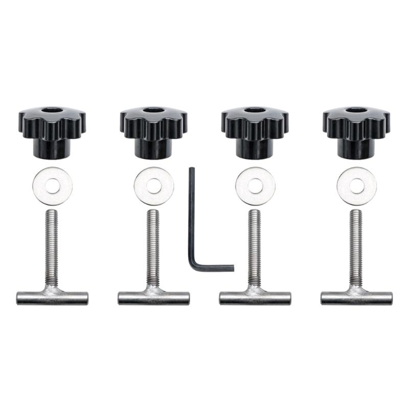 Car Accessories Black Mounting Screws 50mm/70mm Locking Rail Multiflexboard for T5 T6