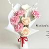 Flower Bouquet Vase 3D Printed Art Desktop Ornament Cute Design Flower Display Container Perfect Gift for Girls Bedroom Decor