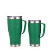 Pure Color Pattern Stainless Steel Thermos Cup Portable Car Thermos Bottle Thermal Insulation Ice Tyrant Cup