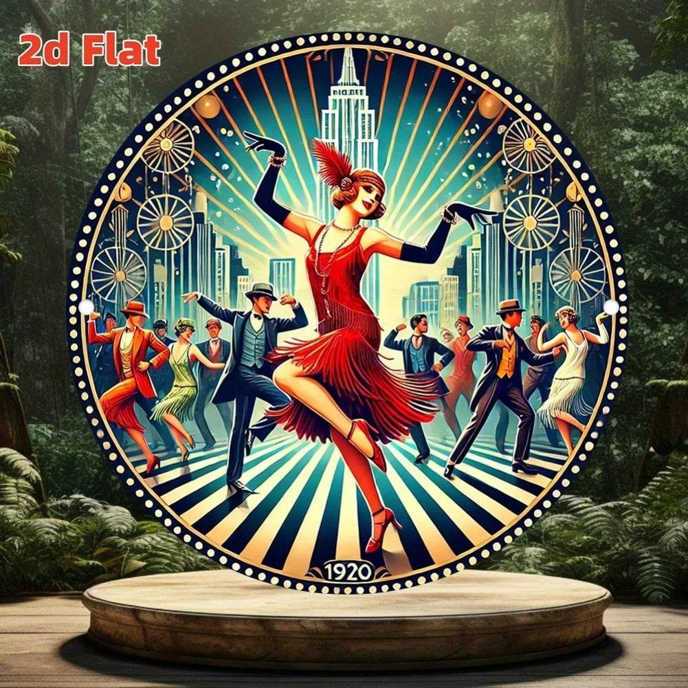 Iron Art Metal Signs Rustproof Home Decor Wall Plaque Durable Tin Signage 20x20 разноцветный