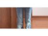Women's Y2K Low-Rise Micro Flare Distressed Jeans