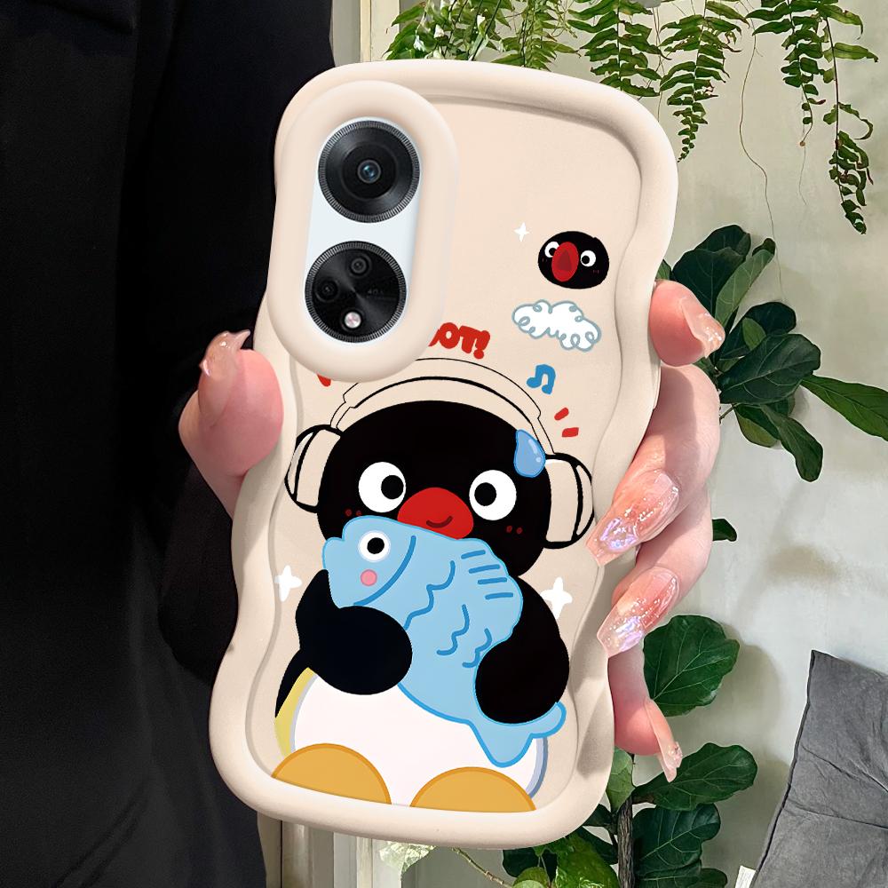 

Окрашенный узор Big Wave Edge Мягкий силиконовый материал Macaron чехол для телефона противоударный защитный резиновый чехол для OPPO Reno Realme Realme 7I белый