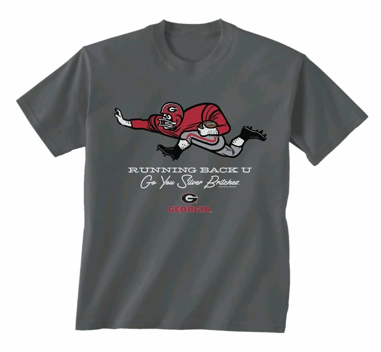 New World Graphics Uga Runner Short Sleeve T-Shirt L
