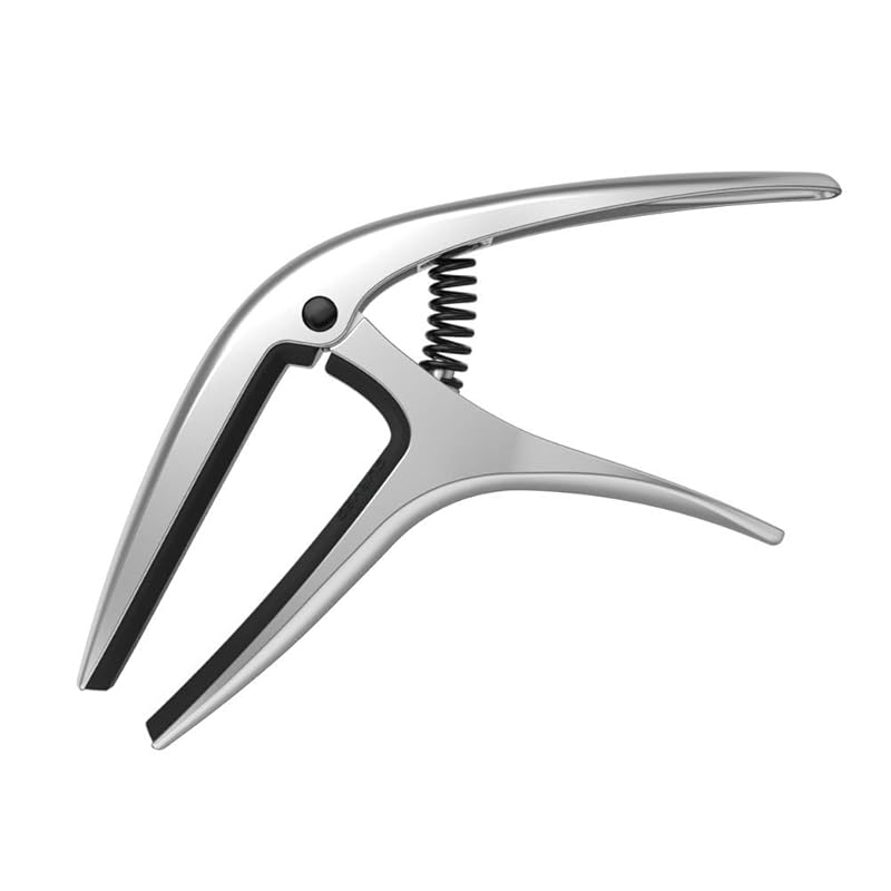 

[Genuine product] ERNIE BALL 9601 for guitar capo tasto AXIS CAPO SILVER silver For both acoustic guitar/electric guitar 2way specification