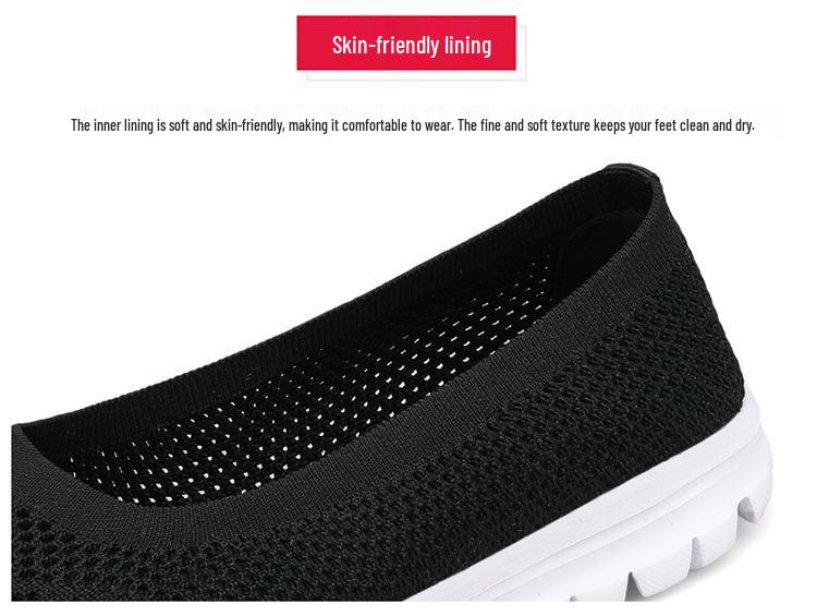 Spring Mesh Women's Flat Shoes: Soft, Comfortable, Breathable, Low-Cut Casual Sneakers, Sizes 35-42