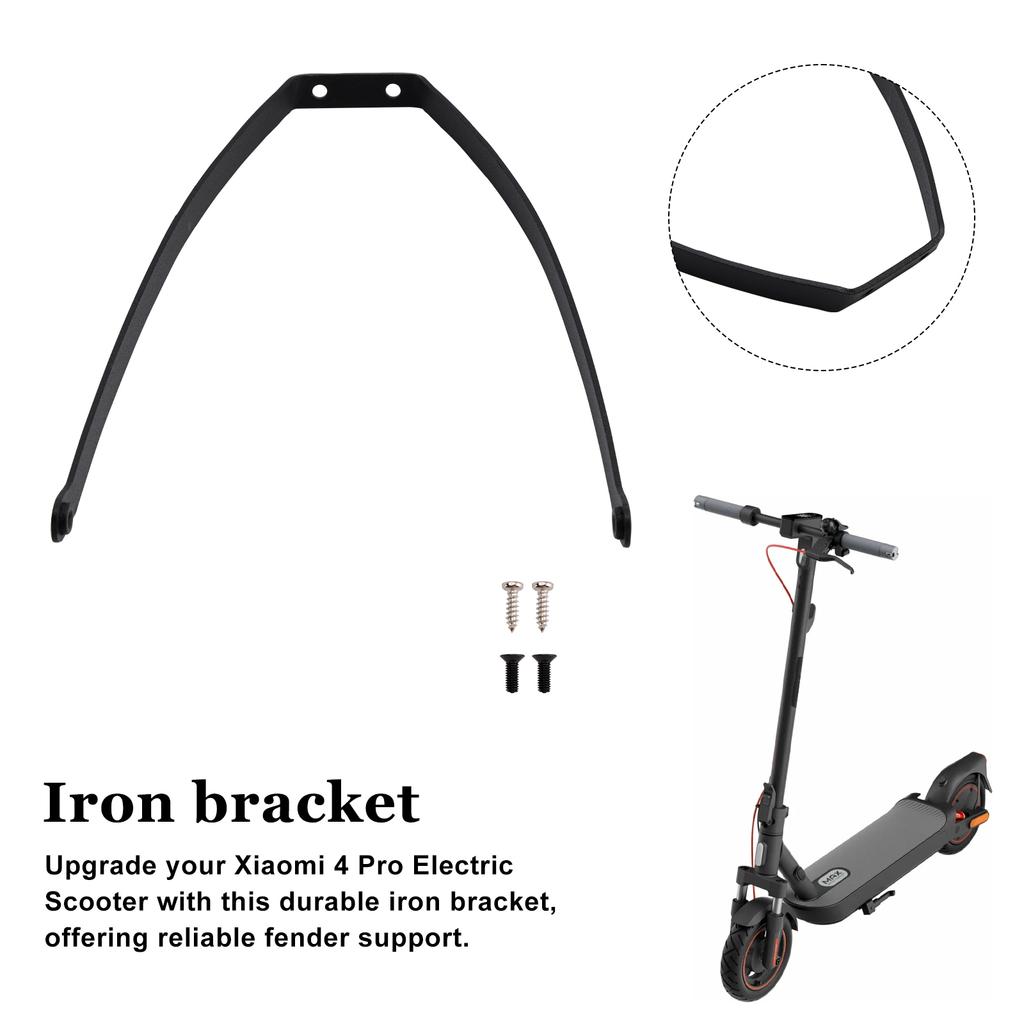 Rear Bracket with Screws Rear Mudguard Support for  Xiaomi 4Pro E-Scooter