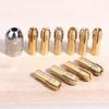 1 Set High Quality M8 M7 Nuts Drill Chucks Adapter Mini Drill Chucks For Chuck Adapter Micro Collet Brass Power Rotary Tool