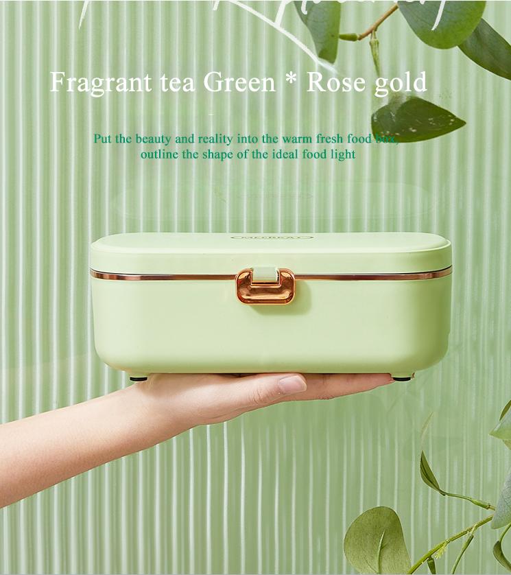 Ohřívací bento box bez vody Ohřívač jídla z nerezové oceli Přenosné elektrické obědové boxy, Termální obědové boxy do kanceláře