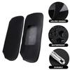 2pcs Sun Visor Cover Black Left Right Mouldings Trim
