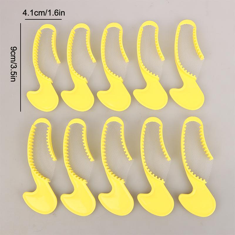 

10 шт./упак. стоматологические подносы для регистрации прикуса, слепочная ложка с сеткой, одноразовый пластиковый держатель зубов, инструменты для ухода за полостью рта стоматолога жёлтый