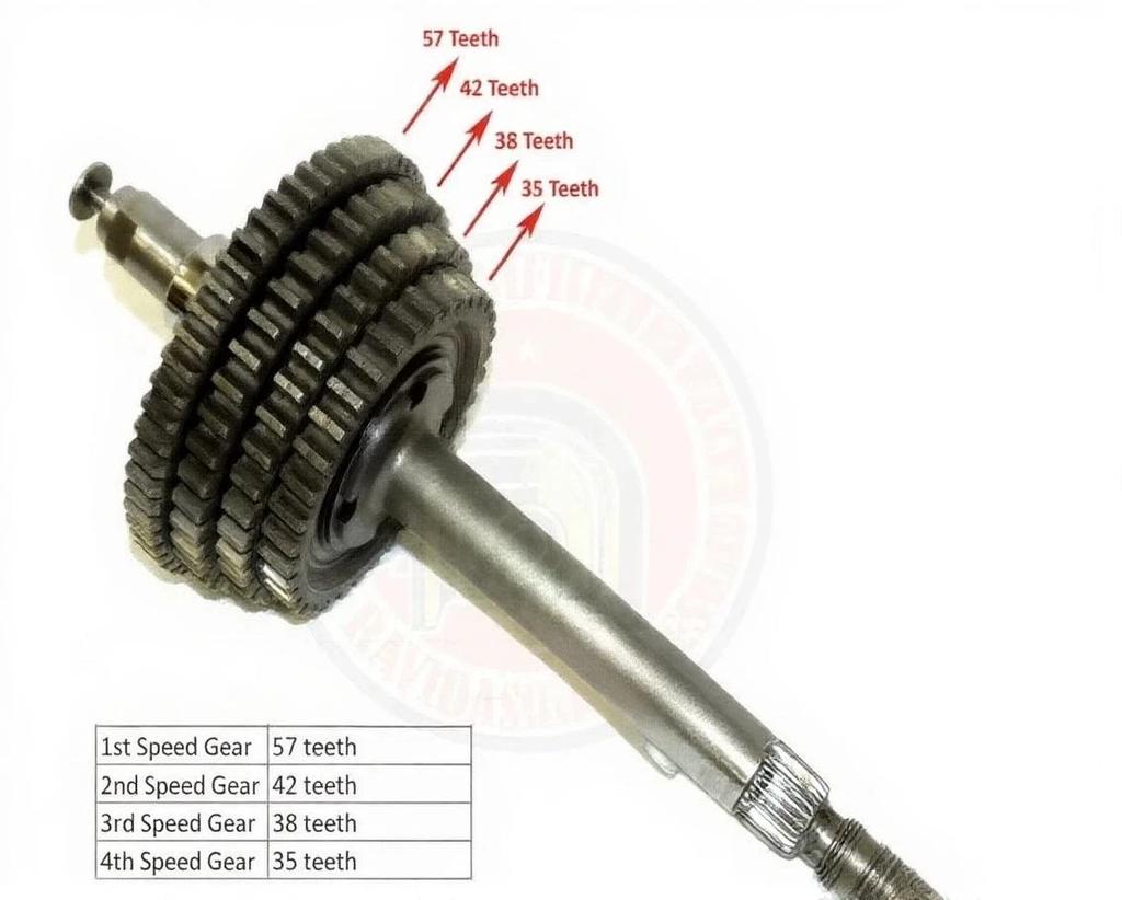 Gearbox Assembly Fits For Vespa PX 125-150 LML Star Stella
