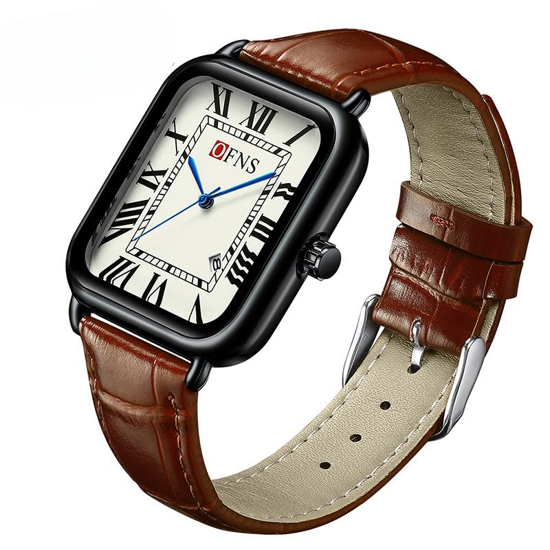 

Часы Модные трендовые водонепроницаемые женские часы квадратные с календарем на поясе