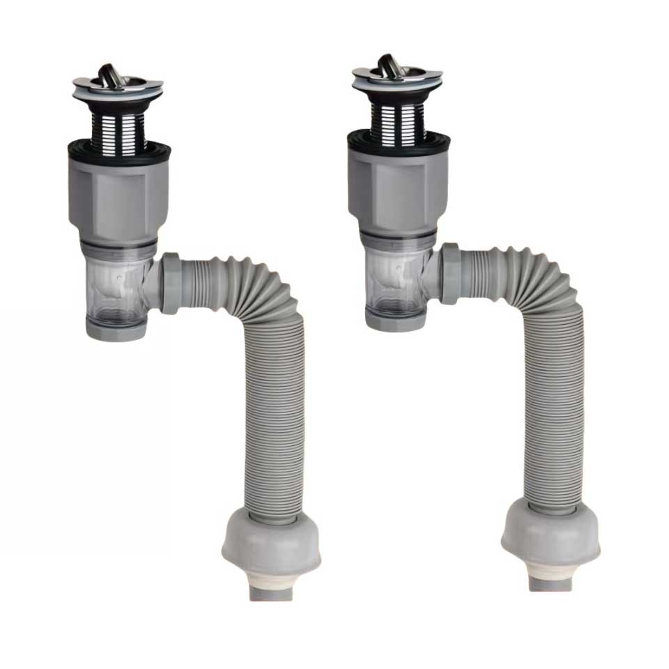 1-3PCS Multi Functional Universal Drain Hand Wash Basin Drain Pipe Basin Drain Pipe Non Adhesive Kitchen Drain Extension Pipe