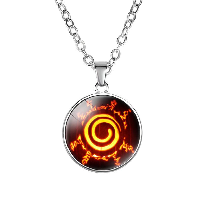 Naruto Necklace Recurrent Write Round Eyes Singlesided Accessory Pendant