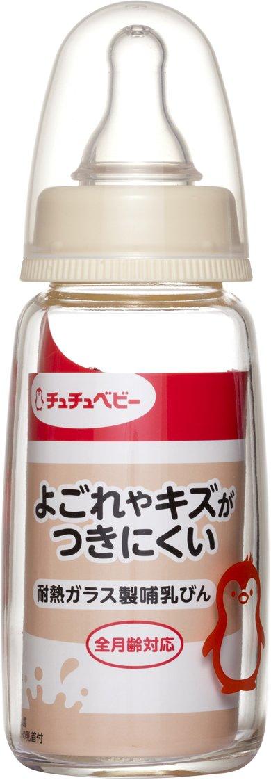 

Детская бутылочка ChuChu Baby Slim Type из термостойкого стекла 150 мл В комплекте соска, которую можно заменить на размеры S или L Один размер подходит для всех с 0 лет