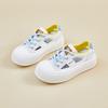 2025 Summer New Korean Version Breathable Little White Shoes Women's Hollow Casual Board Shoes Thick-soled Versatile Muffin Shoes Sports Shoes