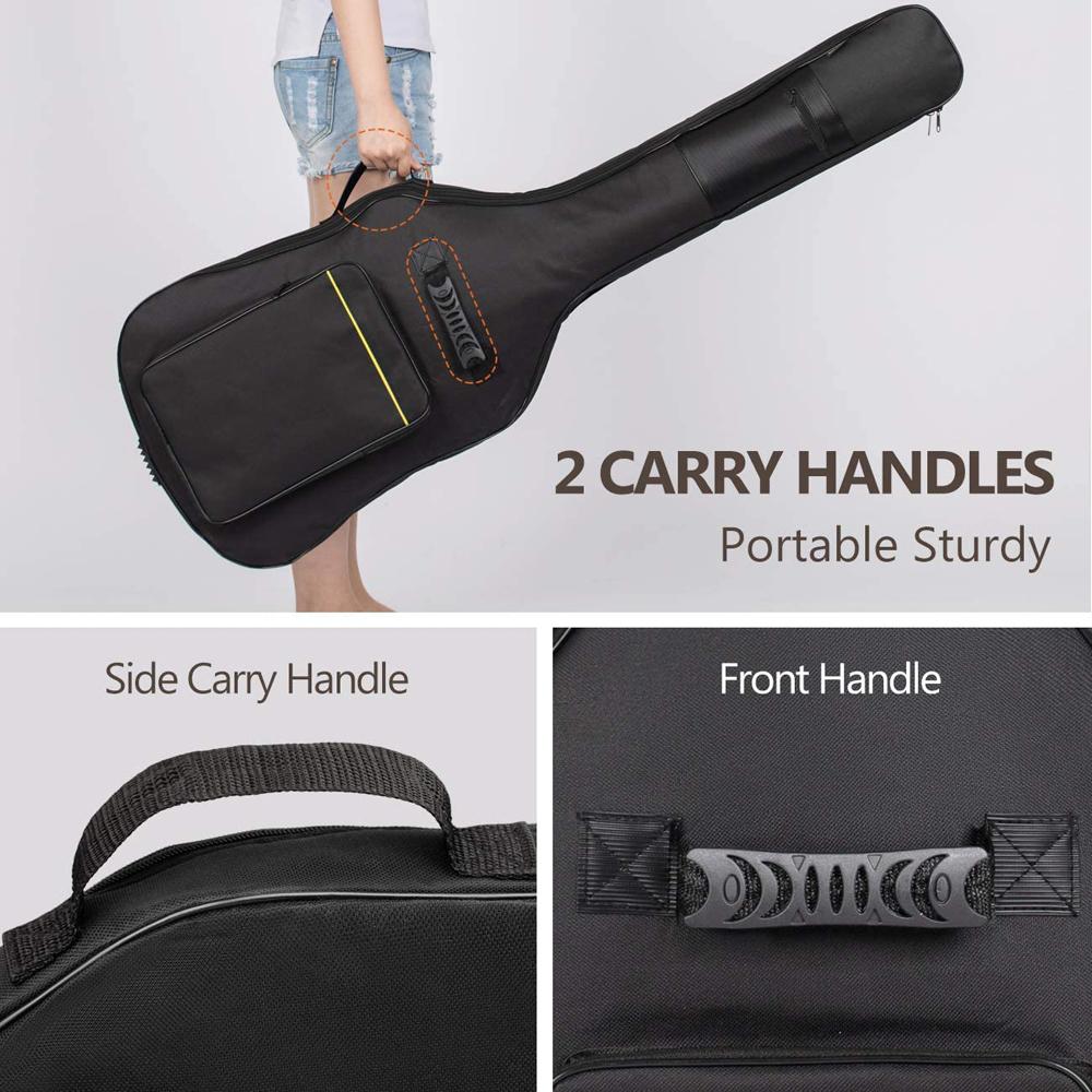 Guitar Case with Handle Instrument Bags Guitar Bag Guitar Backpack Double Shoulder Straps