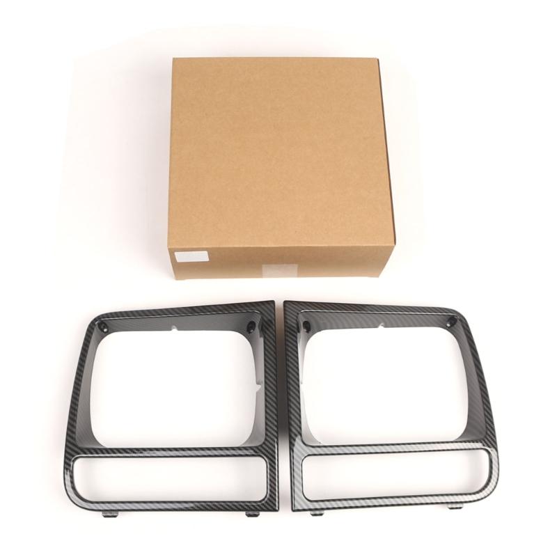 1 Pair Headlight Frame Trim for 1997-2001 CH2512165 CH2513165 Replacement Head Lamp Bezel Trim Auto Accessories